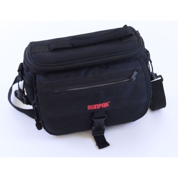 Sunpak Camera Bag Black padded shoulder case for Nikon Sony Canon - Picture 8 of 8